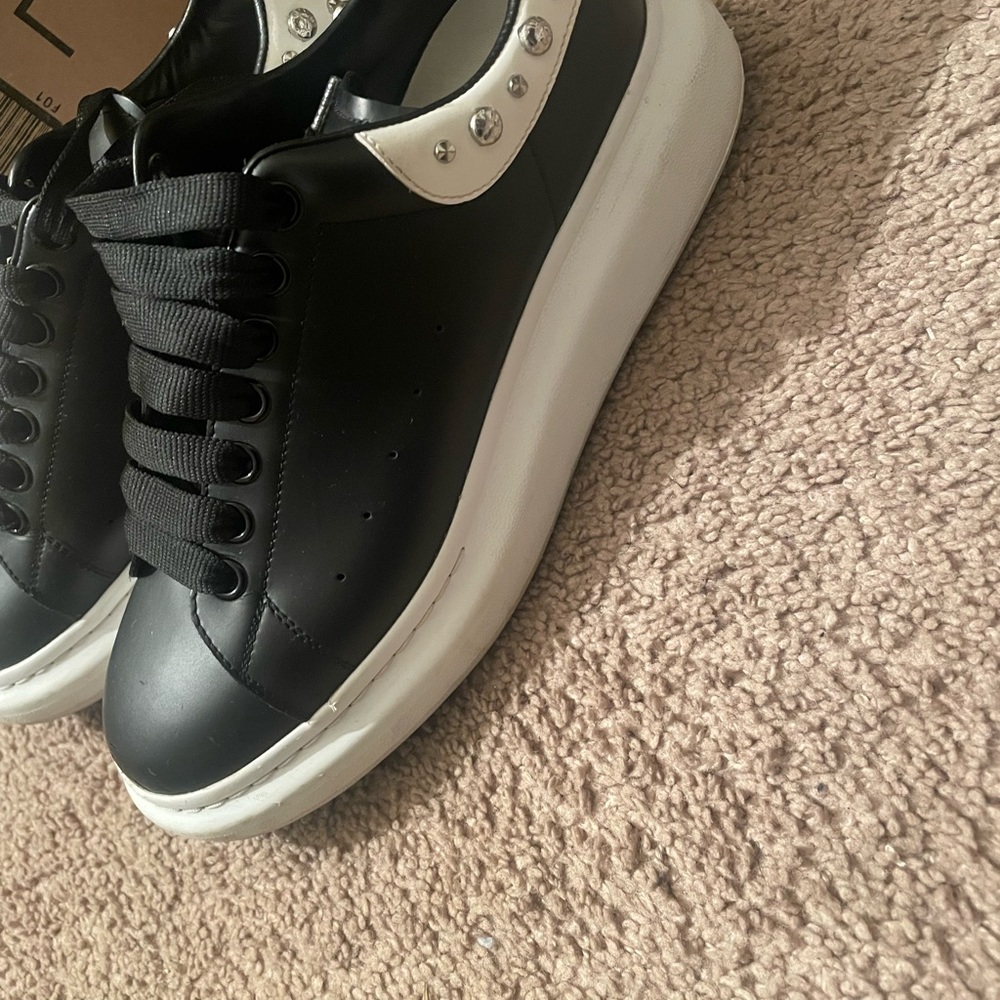 Black and white Alexander McQueen size 8